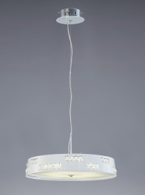 Phoenix Crystal Ceiling Lights Diyas Single Crystal Pendants